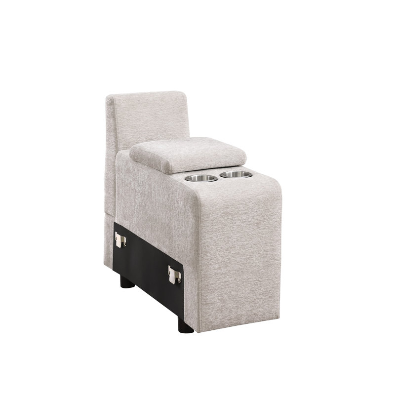 Canapé et méridienne rembourrés, Flanelle de coton beige