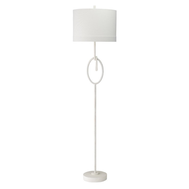 Knot 71'' White Traditional Floor Lamp
