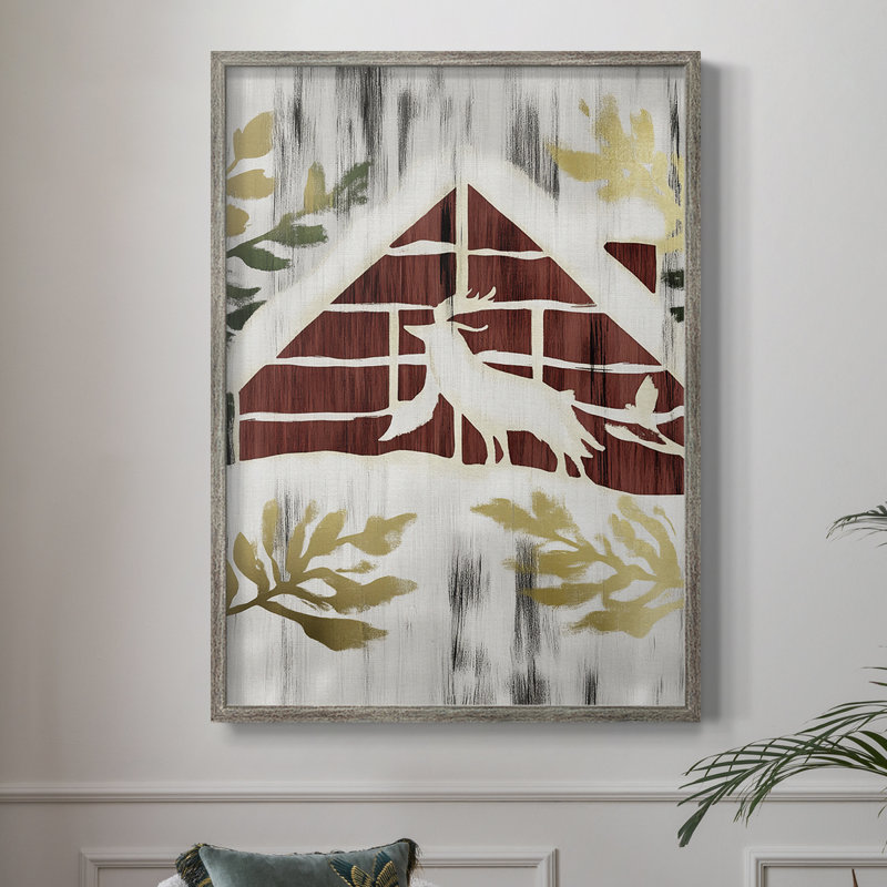 Reproduction encadrée - bois massif XMA3005177, H 30 po x l 24 po
