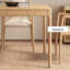 Burlywood Square Solid Wood Poker Table-117093572