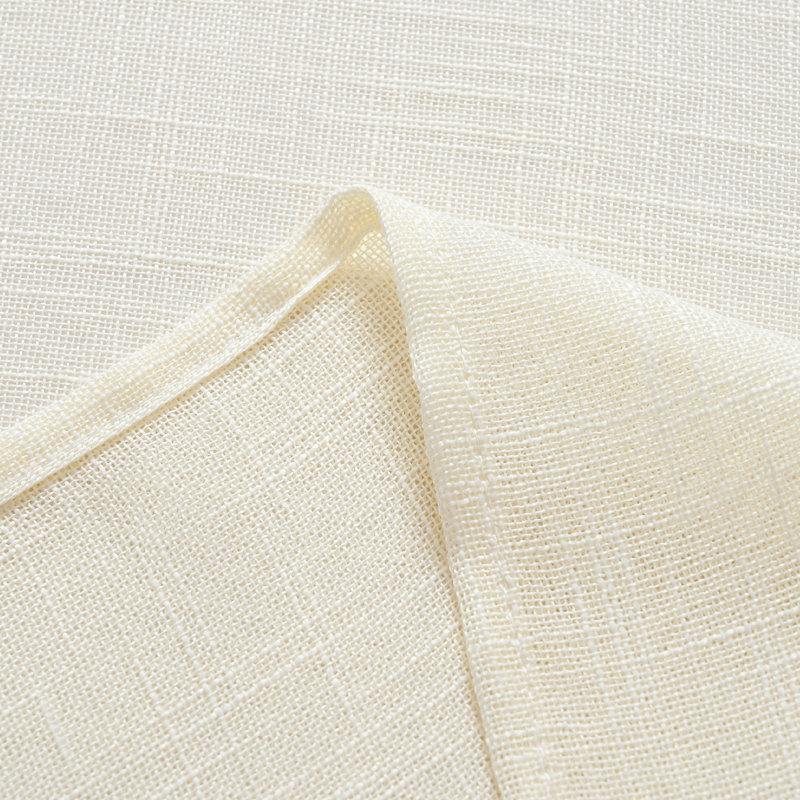 Paire de rideaux Draycott, Polyester chamois, L 52 po x L 108 po