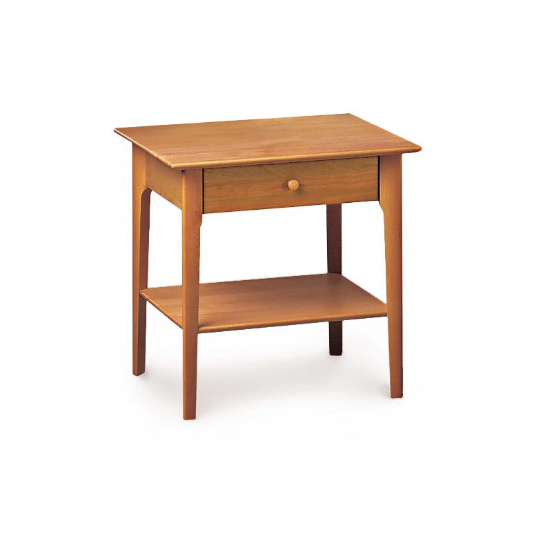 Sarah 22'' W Solid Wood Nightstand, 24", Natural Cherry