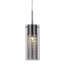Luminaire suspendu cylindrique à 1 lumière avec accents en cristal Hustle