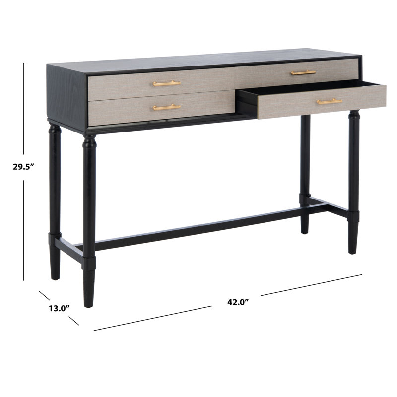 Console 42 po Peters, Noir
