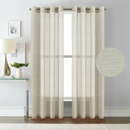 Sand & Stable Sheer Curtain Pair & Reviews | Wayfair