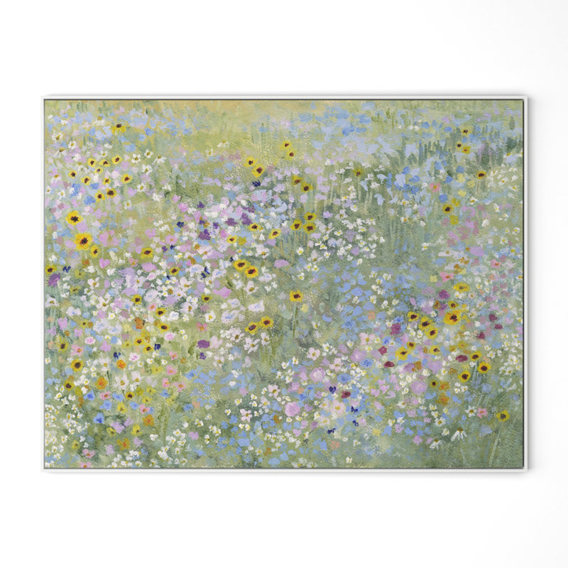Meadow Painting by Brittany Smith, White/Neutral, 30" H x 40" W