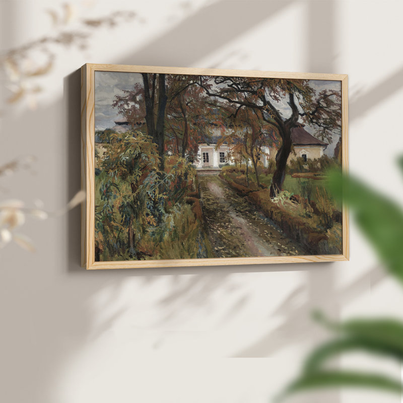 Paysages rétro-Dxxxxi - reproduction encadrée - réversible, H 8 po x l 10 po, Naturel