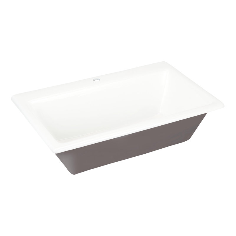 Frattina 36" L Drop-In Kitchen Sink, 1 hole