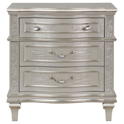 Evangeline 3-Drawer Nightstand