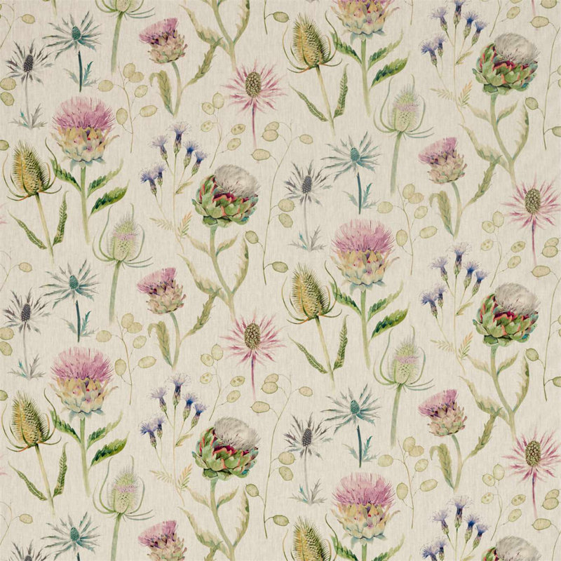 Thistle Garden Linen Fabric