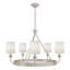 William Chandelier - 9-Light - Lacquered Burnished Brass-1953243692-1953243693