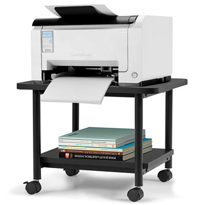 14.5'' H x 19'' W Printer Stand with Wheels