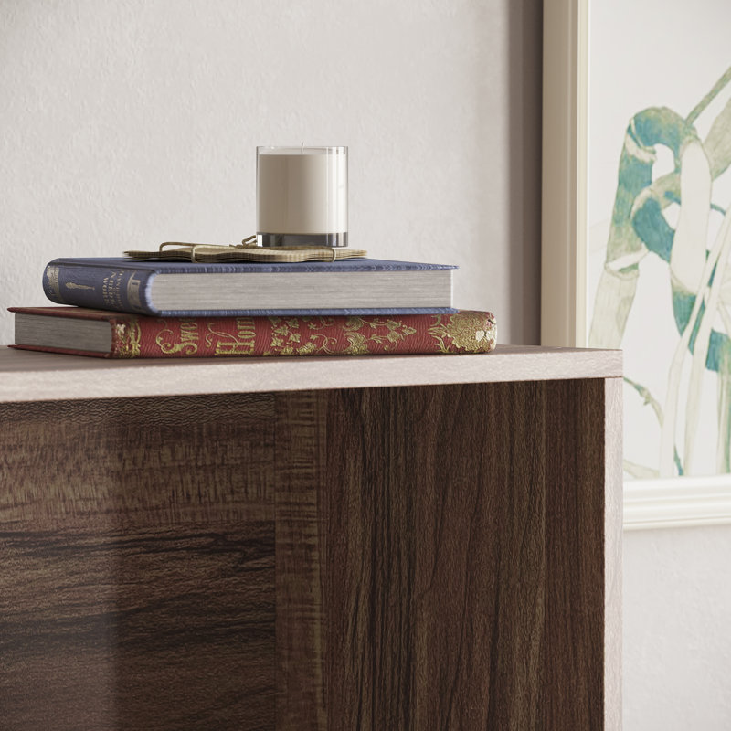 142cm H x 60cm W Standard Bookcase, Walnut, 142 cm H x 60 cm W