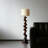 Retro Solid Wood Living Room Floor Lamp