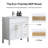Meuble-lavabo simple 32 po avec miroir et lavabo