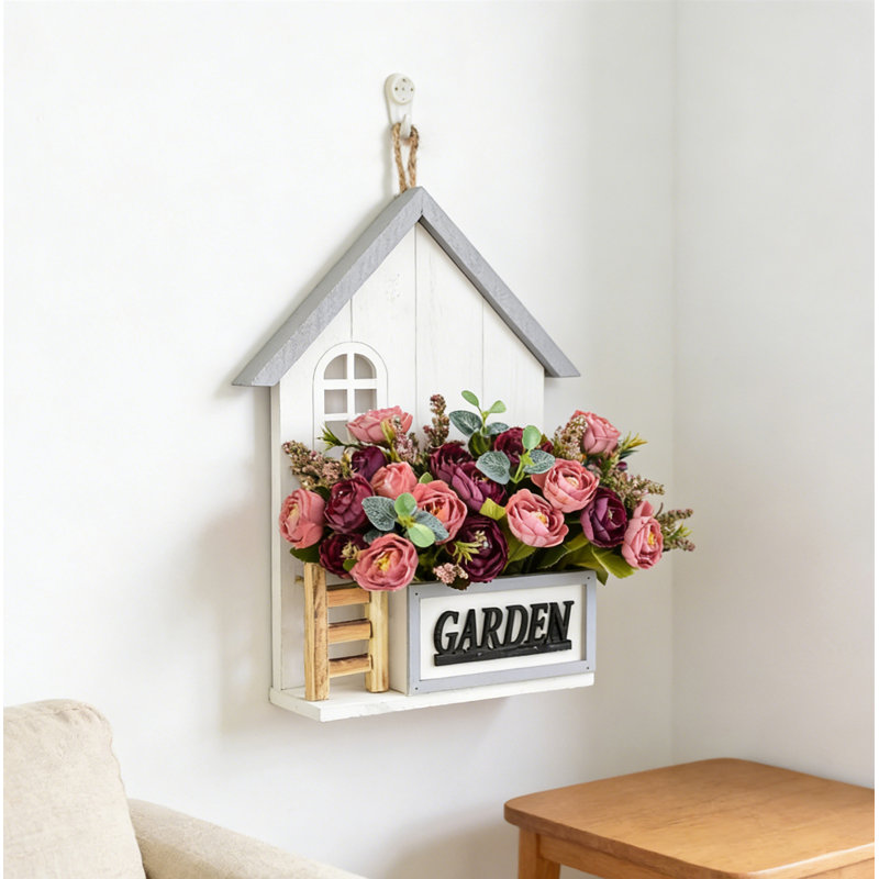 Wall-Mounted Artificial Flower