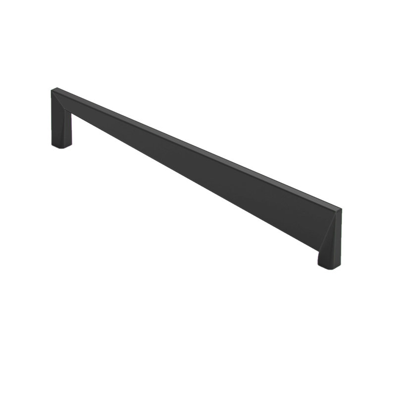 Poignée barre 17 5/8" au centre Orvietto, Noir, H 0,25 po x l 6,25 po x P 1 po