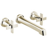 Levoir® Two-Handle Wall Mount Lavatory Faucet - Less Handles