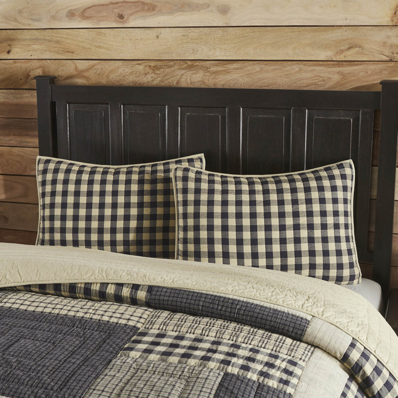 Cotton Plaid Sham , Standard