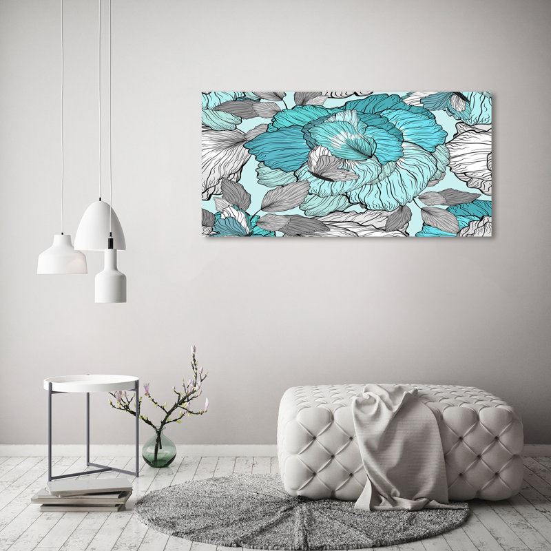 Floral Pattern - Wrapped Canvas Print