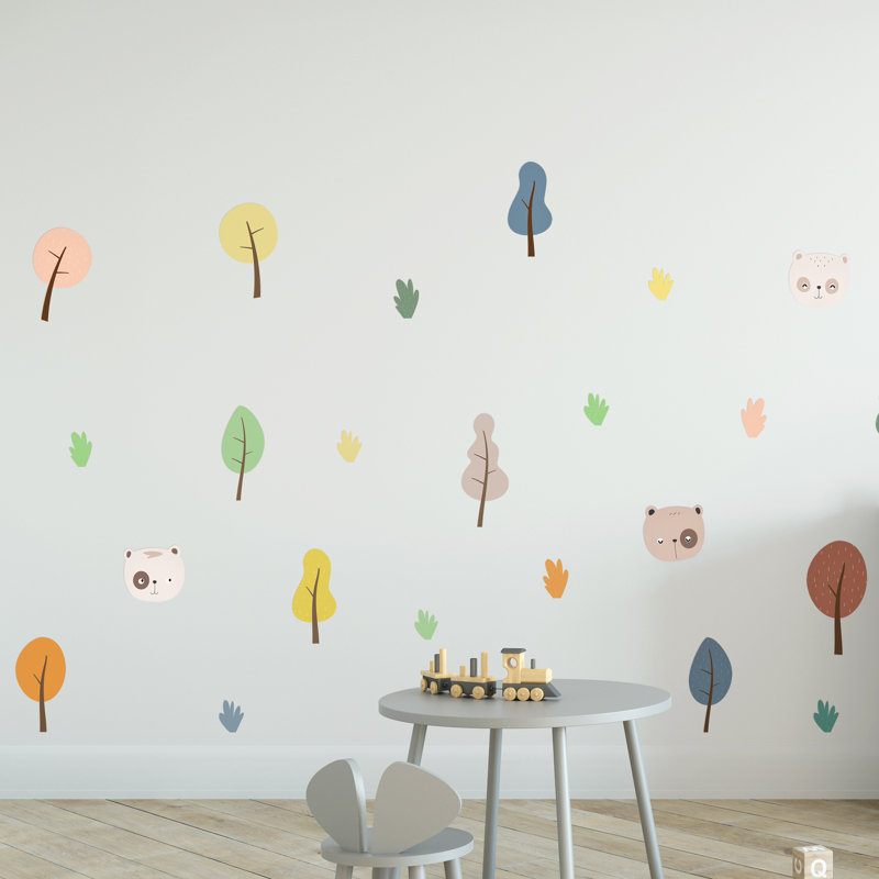Ensemble de literie murales pour jolies pièces et arbres 23 pièces