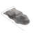 Single Pelt Faux Fur Washable Gray Area Rug - 2' x 3'