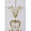 Lustre empire en laiton antique à 13 lumières avec cristaux transparents Justus