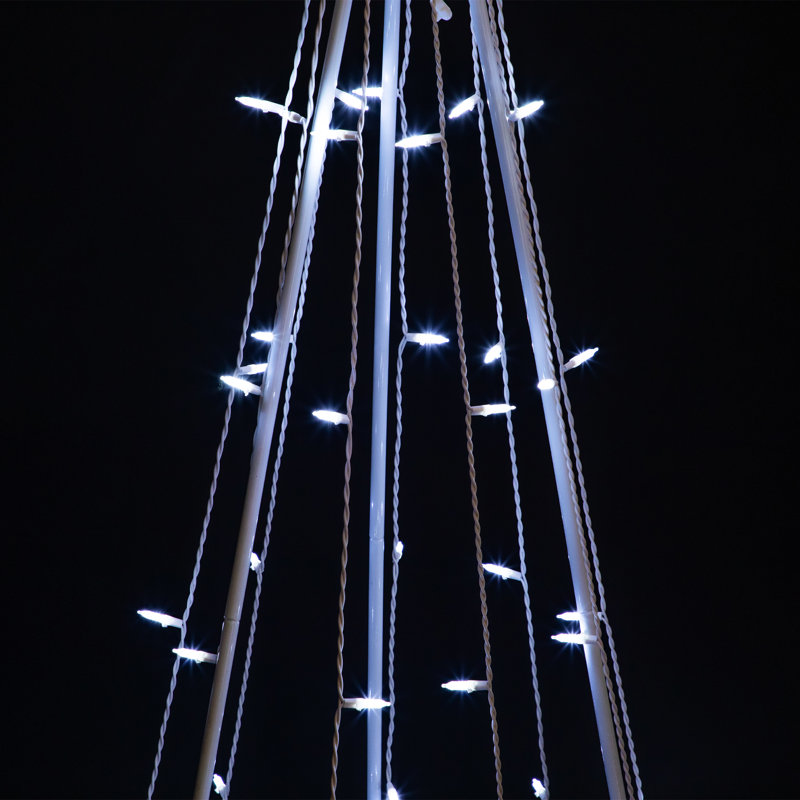 Décoration de Noël d'extérieur 5 po, Transparent