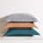 Washed Linen Heathered Stone Sham with Flange-106287365