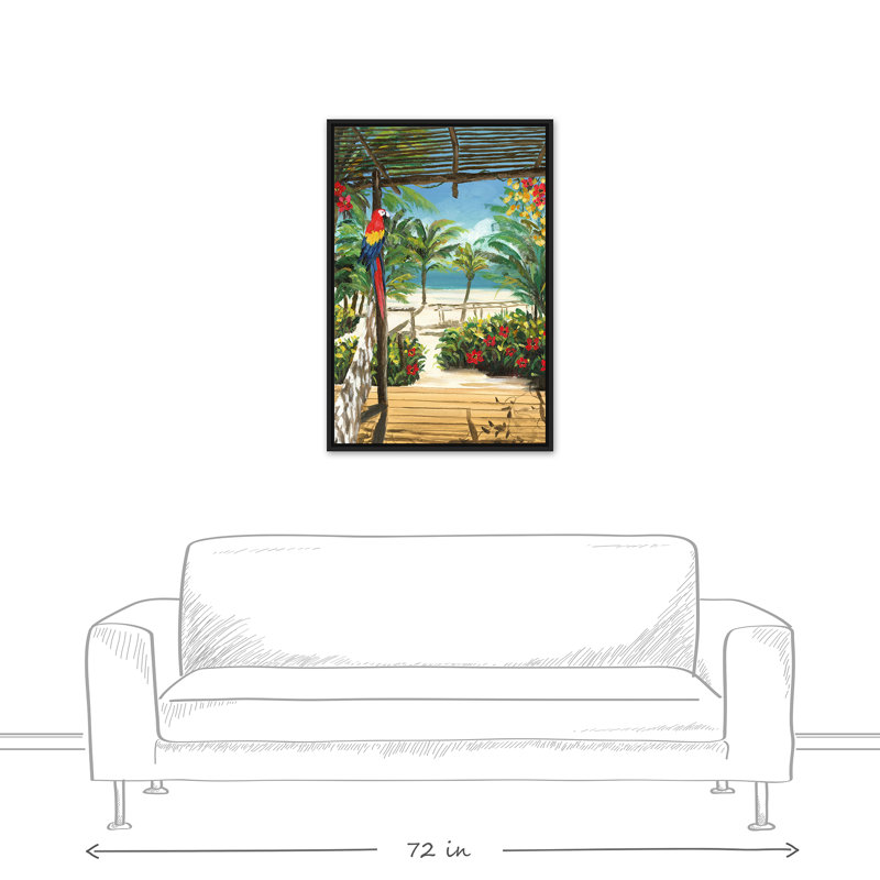 Porche tropical, H 37,75 po x l 25,75 po