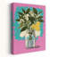 «Lemon Blossoms In Jar Vibrant Abstract Contemporary Fruit Plant», reproduction d'art murale-933261617