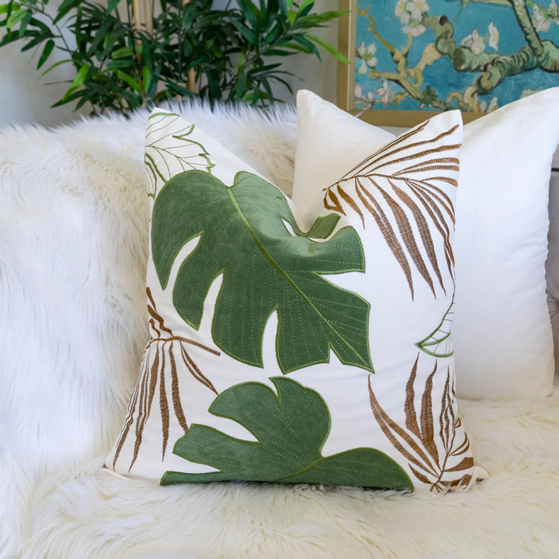 Coussin décoratif Autumn Vibes, Vert