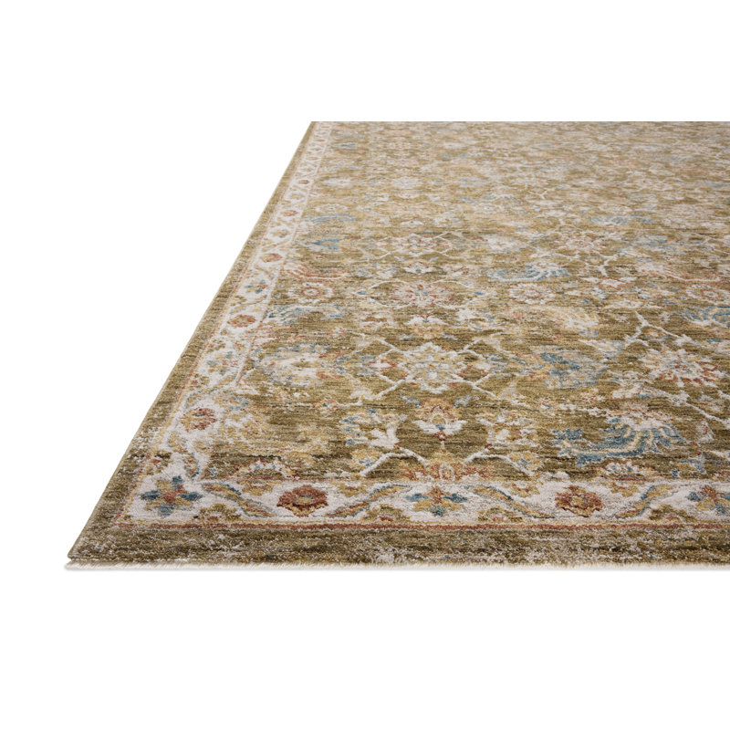 Valori Olive / Multi Area Rug, Rectangle 7'8" x 10'2"