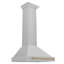 ZLINE 30" Autograph Edition Fingerprint Resistant Stainless Steel Range Hood with Fingerprint Resistant Stainless Steel Shell-1864551039
