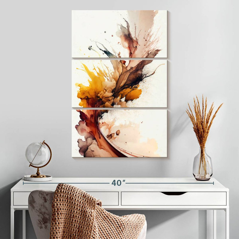 Avery Autumnal Abstract, 32" H x 20" W
