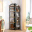 Montfort 176 cm H x 28.5 cm W Iron Corner Bookcase-1489719037