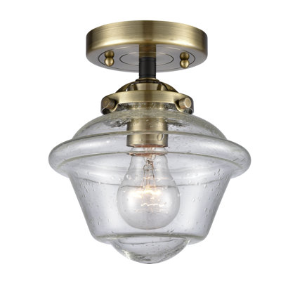 Baptiste Glass Semi Flush Mount