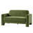 Werts 59.5" Modern Curved Chenille Loveseat Sofa-2035809731