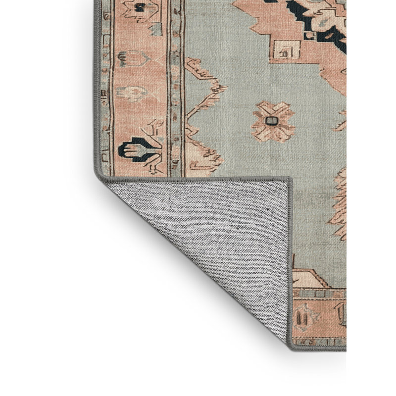 Machine Washable Afyon Gray Area Rug