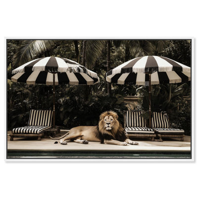 Art Remedy Retro Photography Canvas, Luxe of the Jungle King