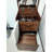 Compact Walnut Makeup Vanity With Modern Design And Practical Storage Stylish Convenient Options-424062722