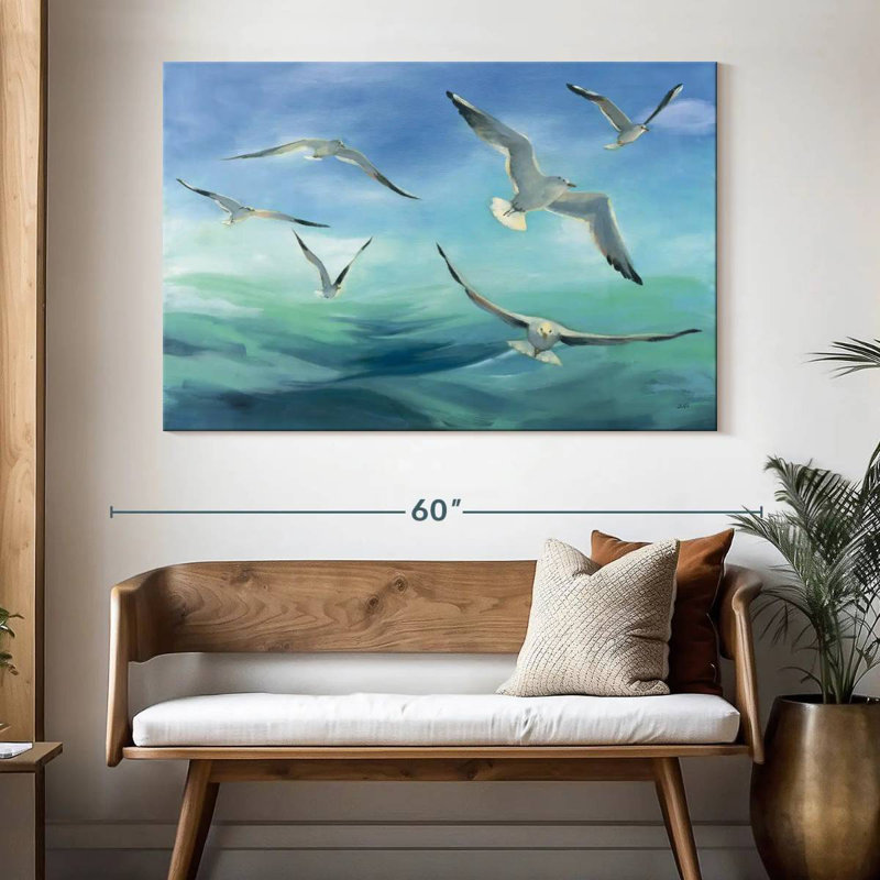 Mesmerizing Sea Flight, 34" H x 51" W