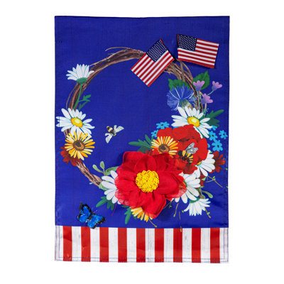 Drapeau de jardin patriotique