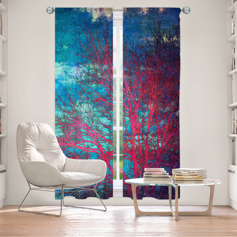 Paire de rideaux obscurcissant en polyester Gonen, L 20 po x L 52 po