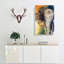 Indian Elephant In Abstract - Wrapped Canvas Print-55308929