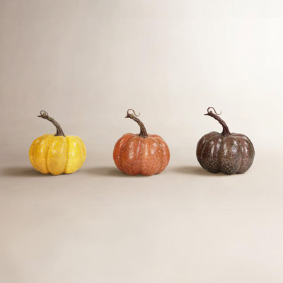 Fall Harvest Tabletop Pumpkin