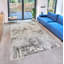 Modern Rug, Anti Shed Abstract Rug For Bedroom, & Living Room, Modern Rug For Dining Room, Grey Rug-1404196365