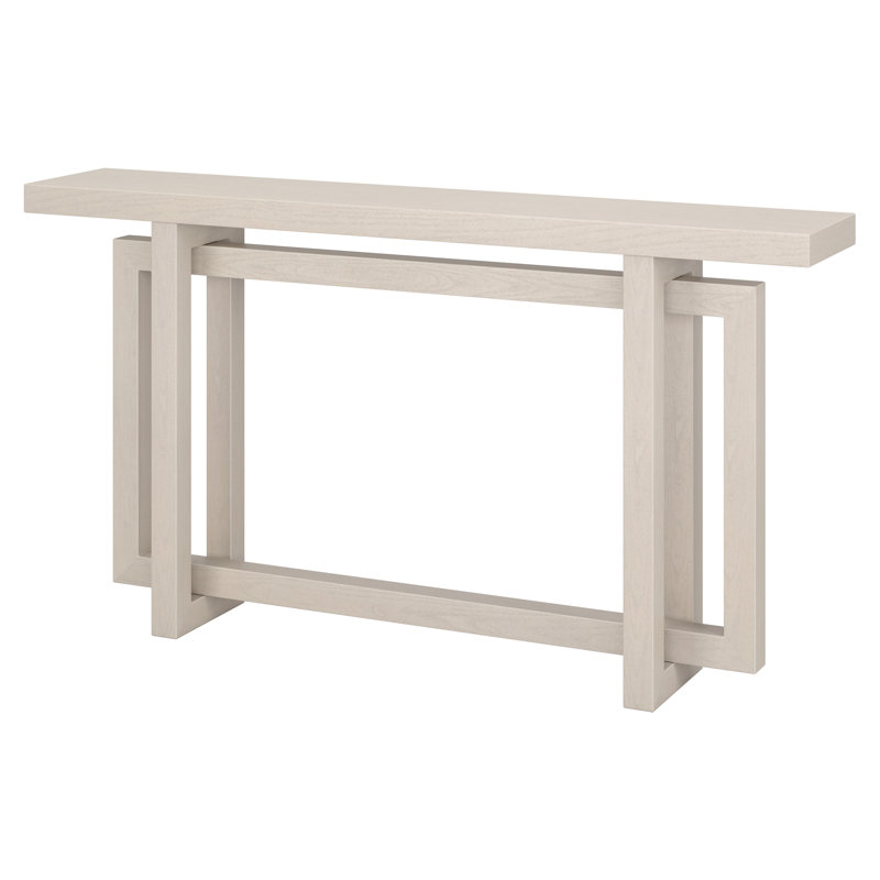 Ademide Console Table, 75cm H x 139.7cm W x 25.4cm D, Alder White