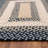 Waterbury Farmhouse Handmade Braided Blue Area Rug-29692386