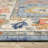 Elleanna Vintage Oriental Blue/ Multi Area Rug-205325704